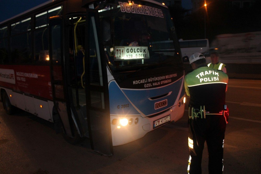 Toplu Taşıma Araçları Denetimden Geçiyor