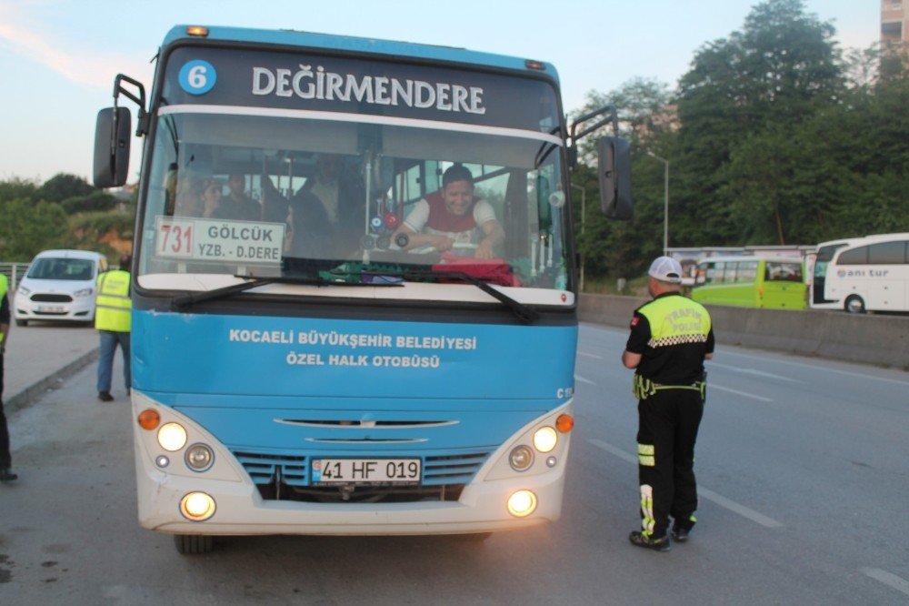 Toplu Taşıma Araçları Denetimden Geçiyor