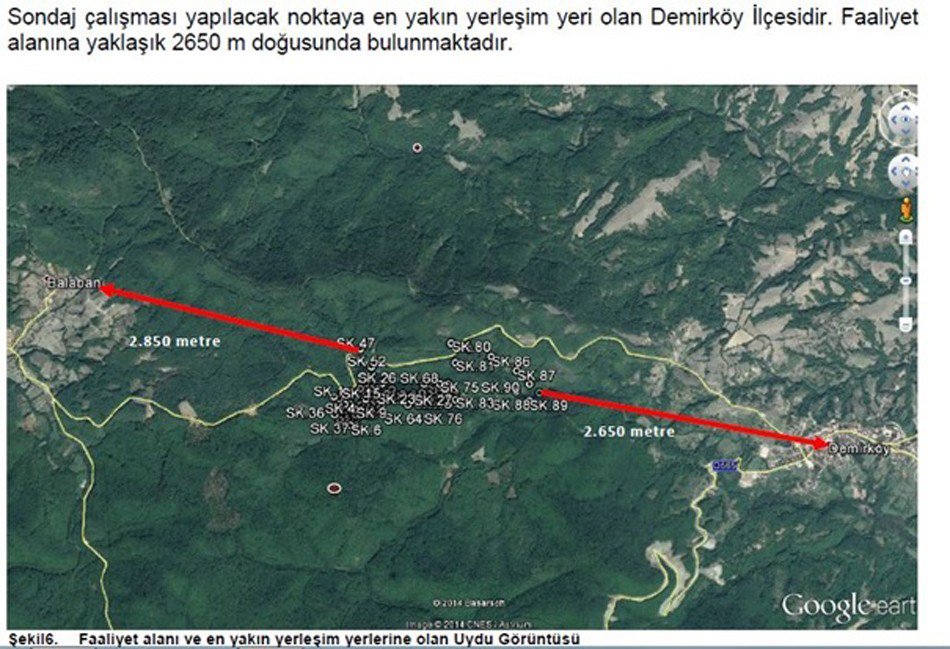 Danıştay Istrancalarda Bakır Madeni Aranmasına İzin Vermedi