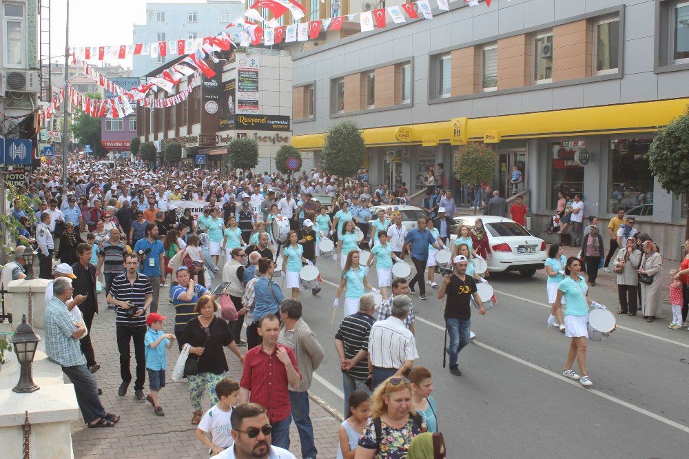 53. Uluslararası Tekirdağ Kiraz Festivali’nin Ateşi Yakıldı