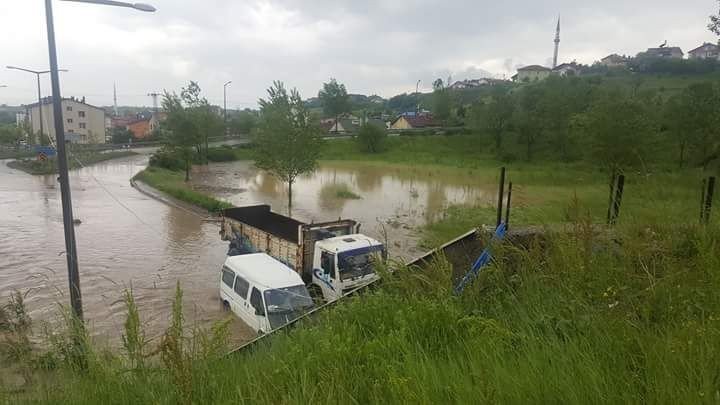 Bolu’de Şiddetli Yağış