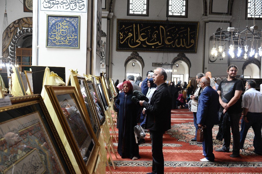 Ulu Cami İçinde Tezhip Ve Hat Sergisi Açıldı