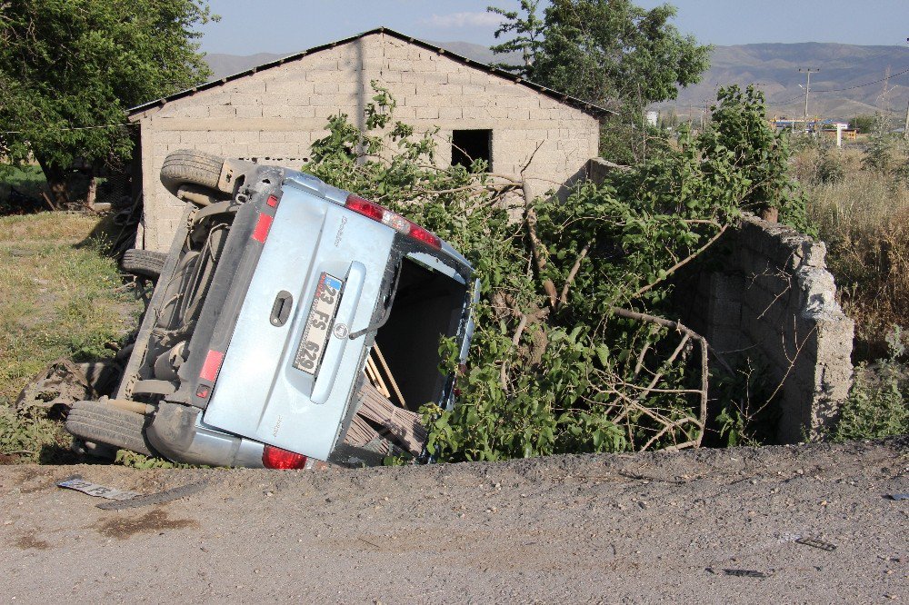 Elazığ’da Trafik Kazası : 1 Yaralı