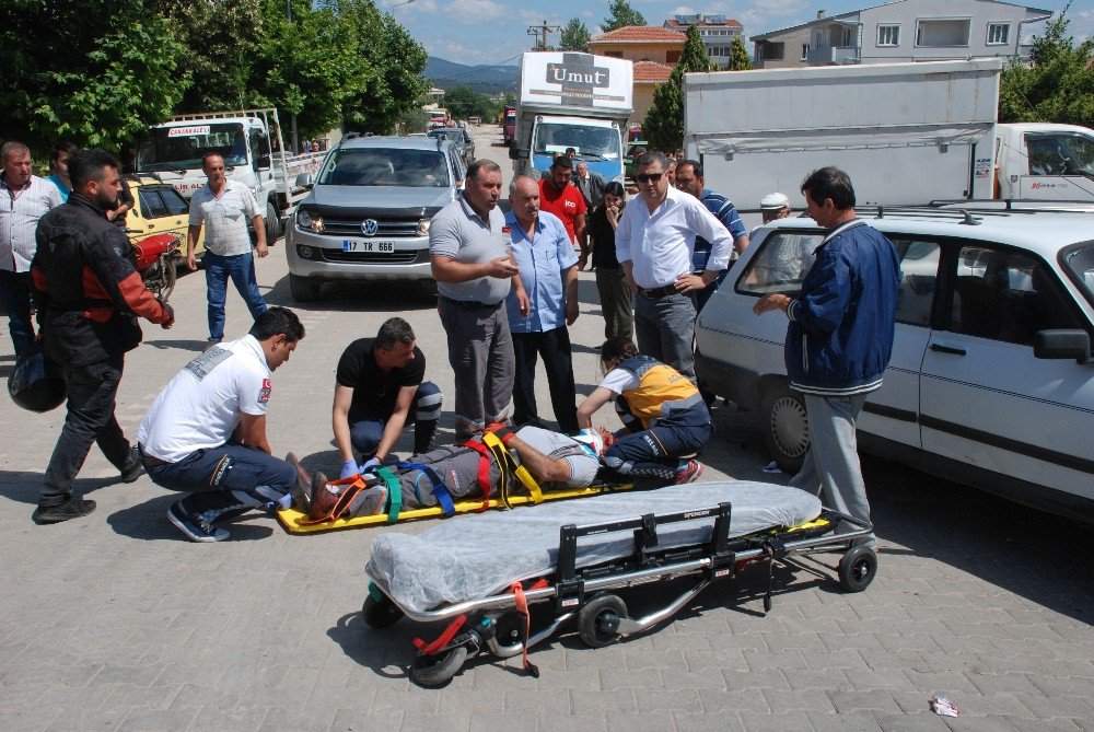 Bayramiç’te Trafik Kazası: 1 Yaralı