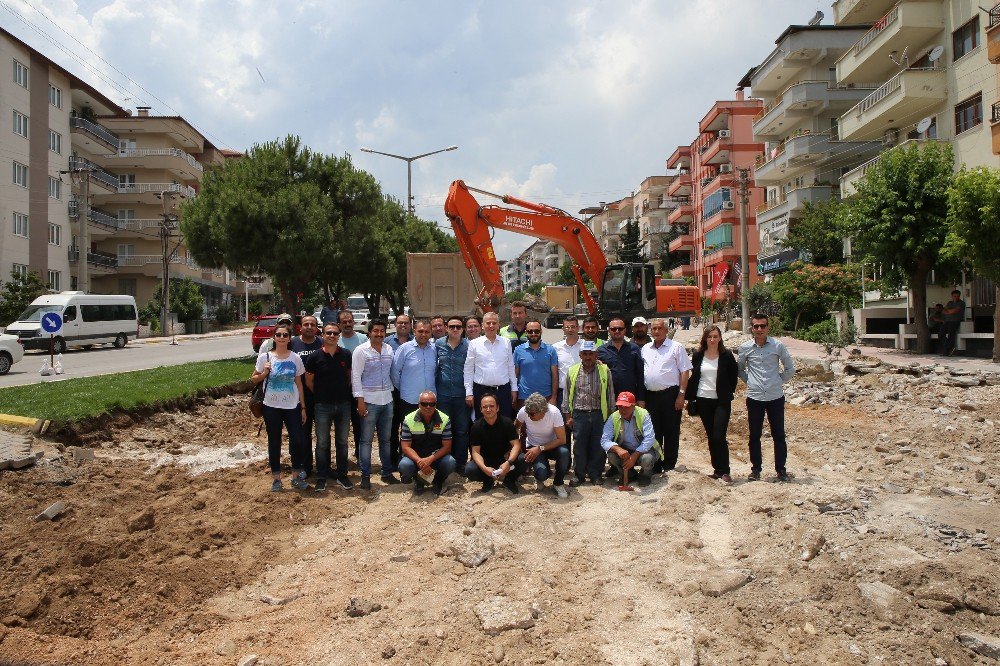 Denizli’de Alt Yapısı Tamamlanan Bölgelerde Üst Yapı Çalışmaları Başladı