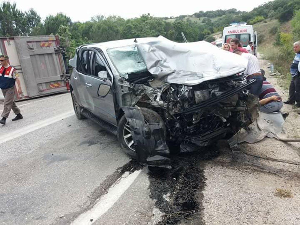 Dursunbey Balıkesir Yolunda Trafik Kazası