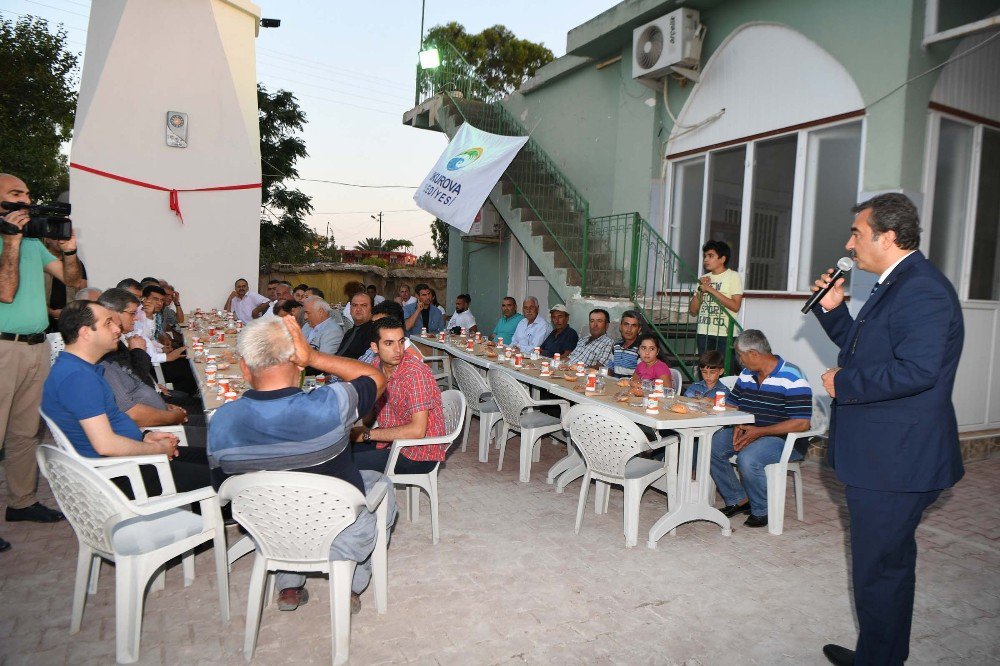 Başkan Çetin, Fırtınadan Zarar Gören Camiyi Yeniden İbadete Açtı