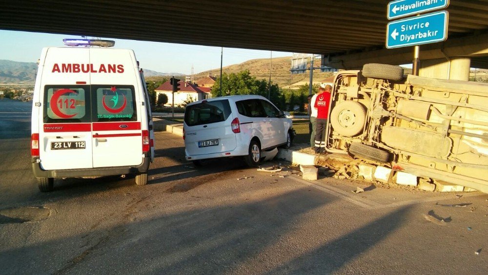 Elazığ’da Trafik Kazası: 1 Yaralı