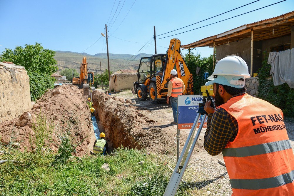 Maski Hisarcık Mahallesinin Kanalizasyon Sorununu Çözüyor