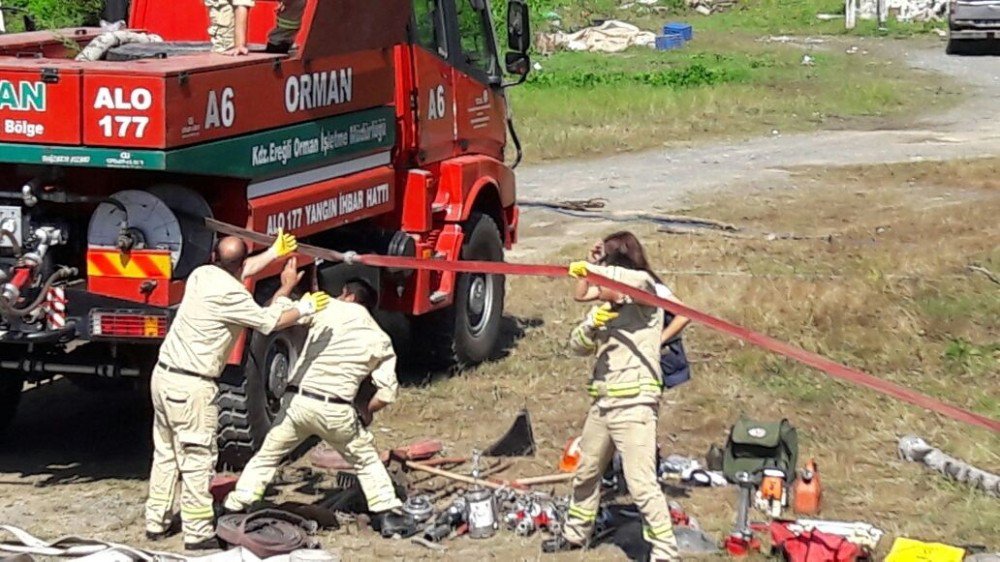 Obm’de Yangın Eğitim Ve Tatbikatları Sona Erdi