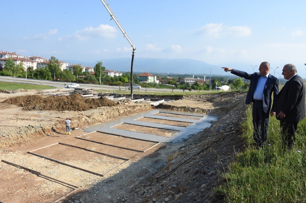 Güreş Alanında Hummalı Çalışma Sürüyor