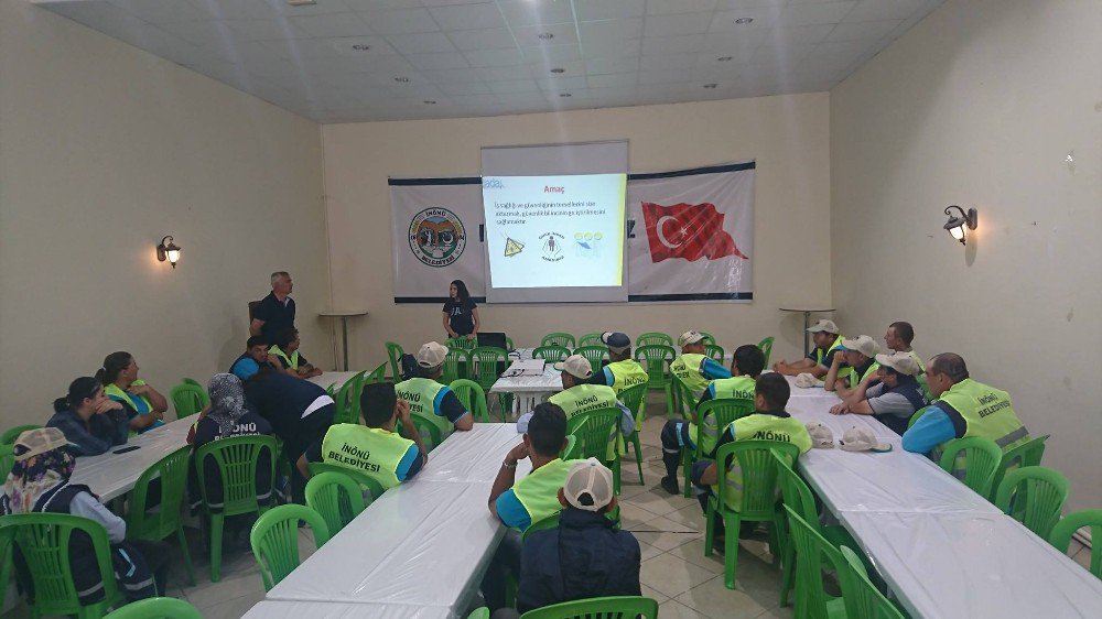 İnönü Belediyesi Çalışanlarına İş Sağlığı Ve Güvenliği Semineri Verdi