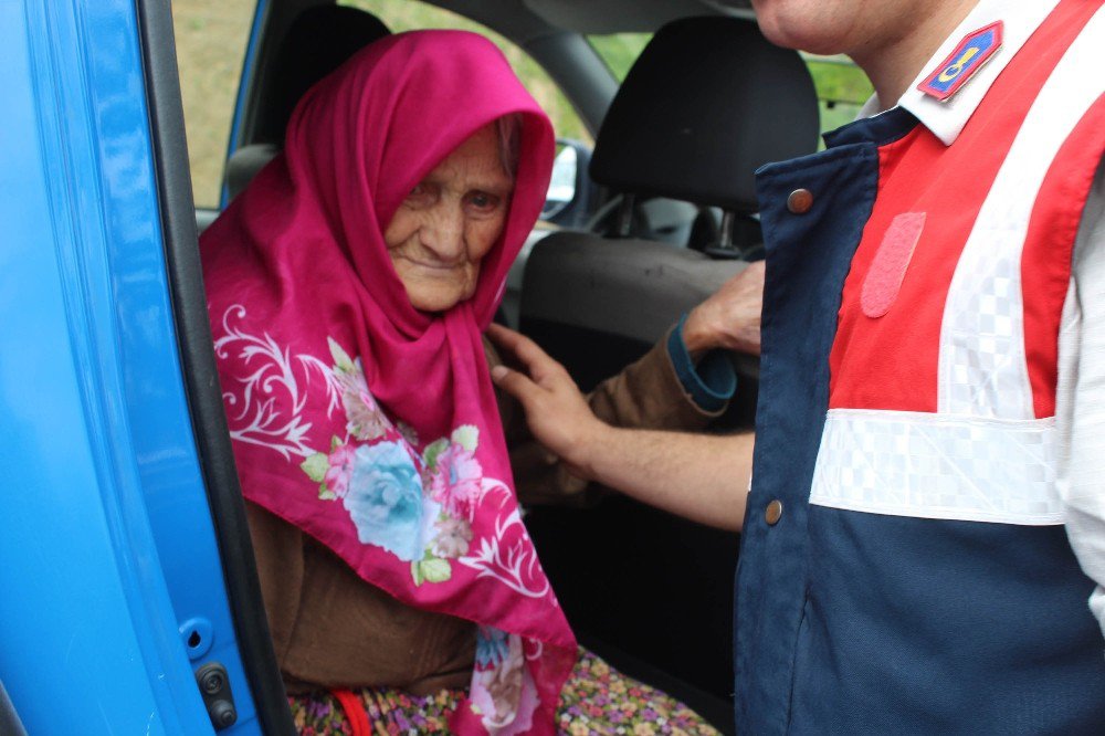 Dağ Çileği Toplamaya Giden Ve Kaybolan 90 Yaşındaki Kadın 48 Saat Sonra Bulundu