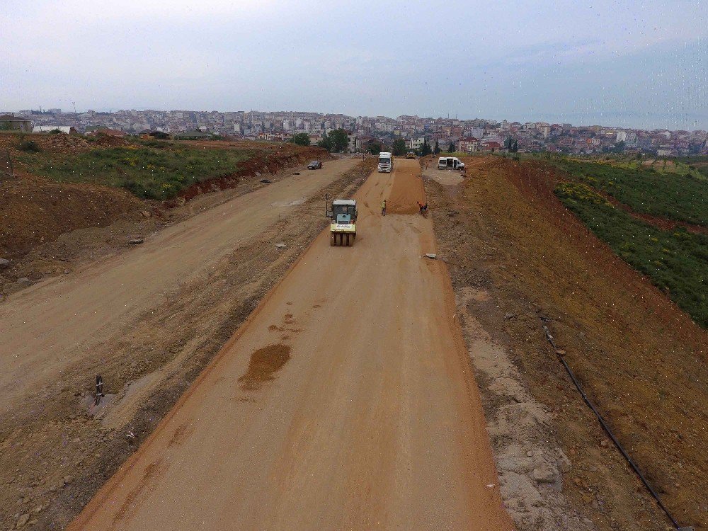 Gebze Beylikdağı’nda Çevre Yolu Çalışması Yapılıyor