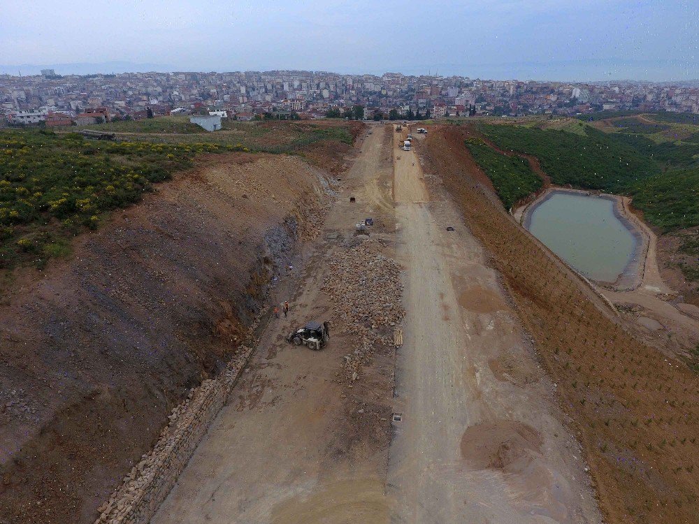 Gebze Beylikdağı’nda Çevre Yolu Çalışması Yapılıyor