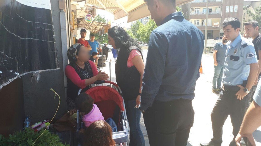 Binalarda Dilencilik Yapan Kadın Polis Tarafından Yakalandı