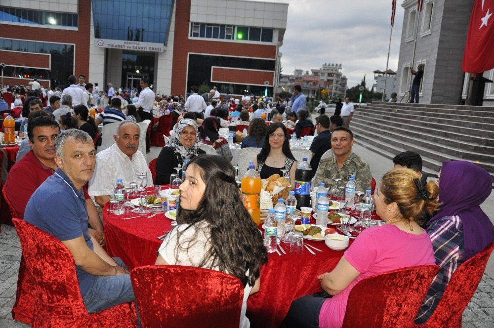 Dörtyol’da Şehit Ve Gazilere İftar Verildi