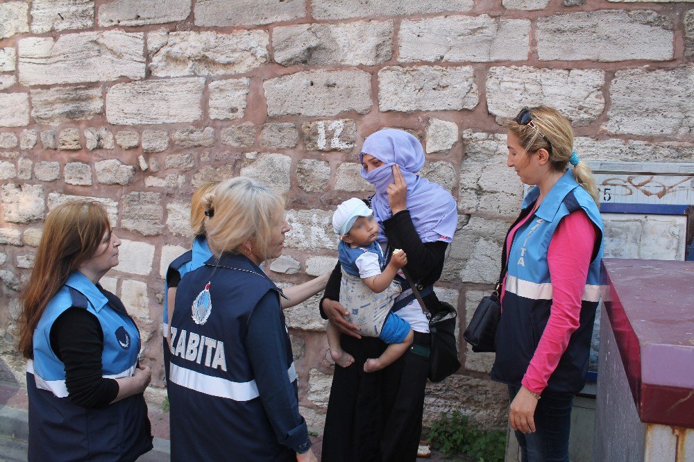 İbb Zabıta Ekiplerinden Dilencilere Operasyon