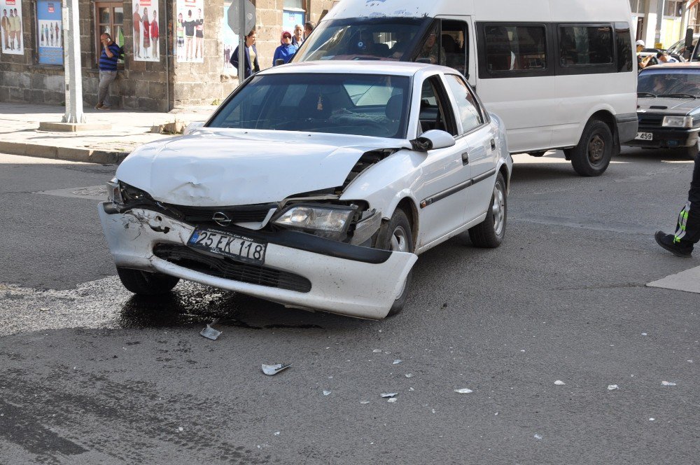 Kars’ta Trafik Kazası: 1 Yaralı