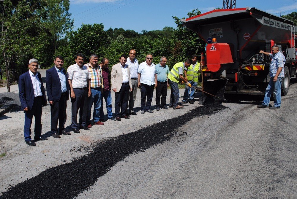 Çakır, Köy Yollarındaki Çalışmaları İnceledi