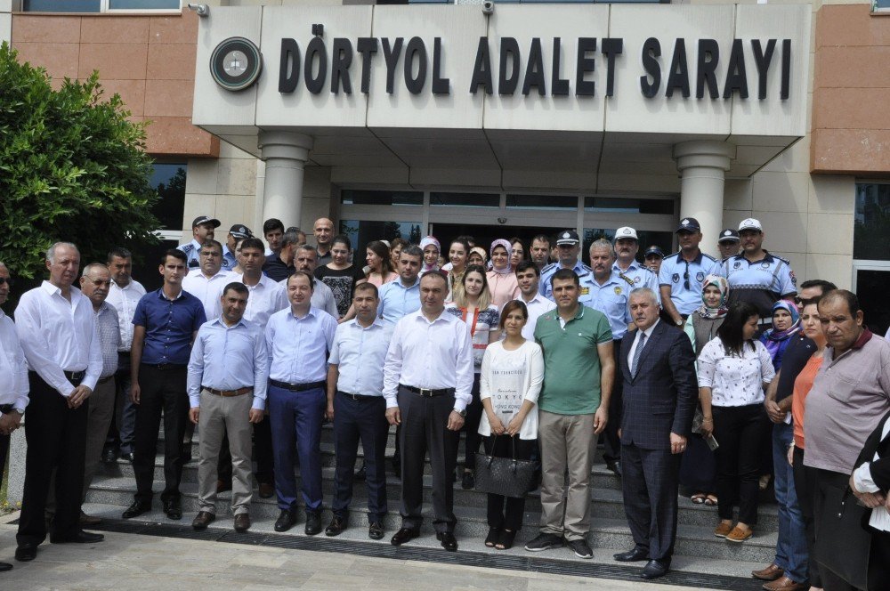 Dörtyol Cumhuriyet Başsavcısı Ünsal Ve Hakim Eşi Törenle Uğurlandı