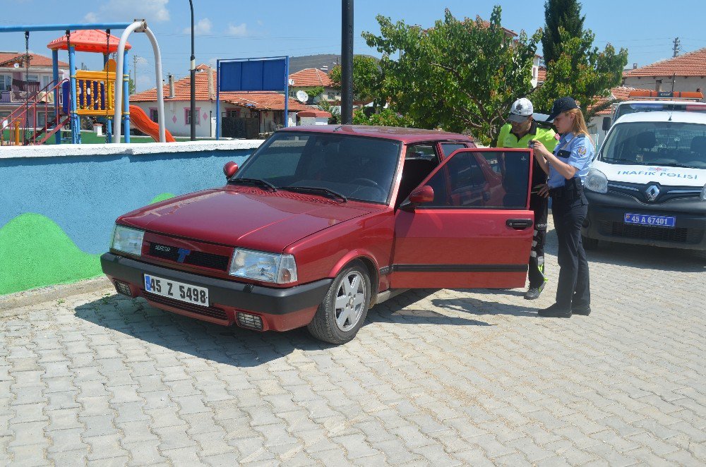 Alaşehir’de Çalınan Otomobil Kula’da Bulundu