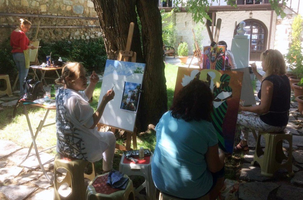 Milaslı Bayanlardan Resim Kursuna Yoğun İlgi