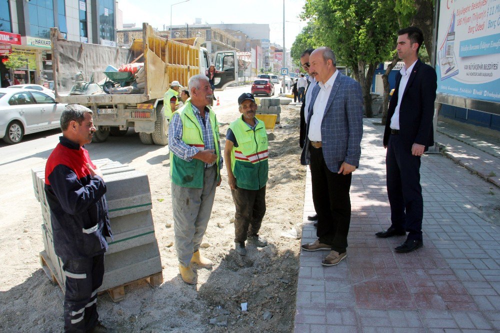 Van Büyükşehir Belediyesinden Hummalı Çalışma