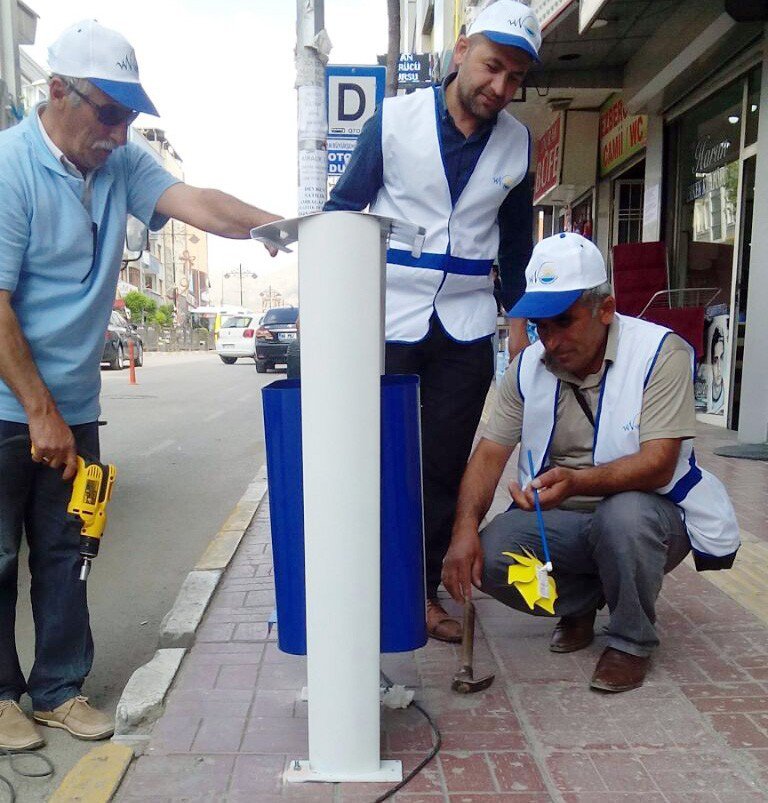 Şehir Merkezine 350 Adet Çöp Kovası