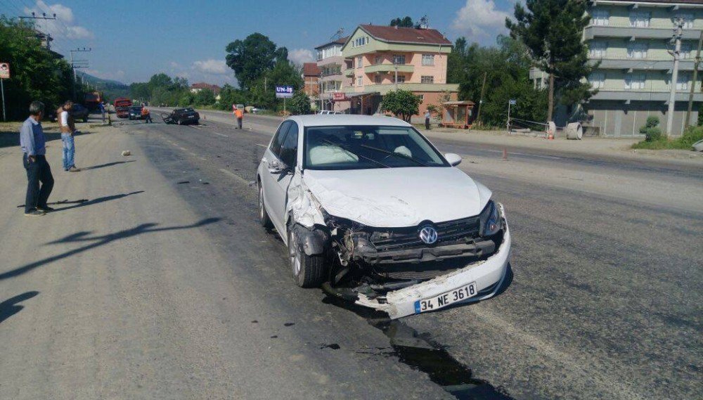 Zonguldak’ta Trafik Kazası: 2 Yaralı