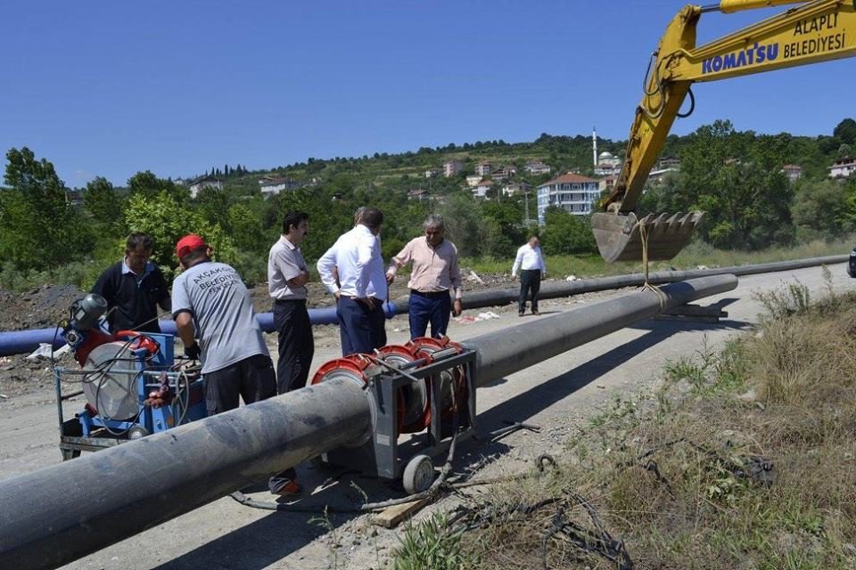 Alaplı’nın İçme Suyu Şebekesi Yenileniyor