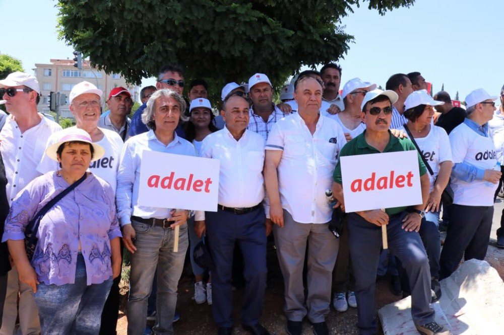 Chp İzmir, "Adalet Yürüyüşü’nün İlk Etabını Tamamladı