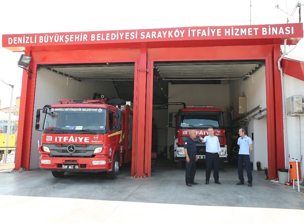 Başkan Osman Zolan’dan Kahraman İtfaiyecilere Ziyaret