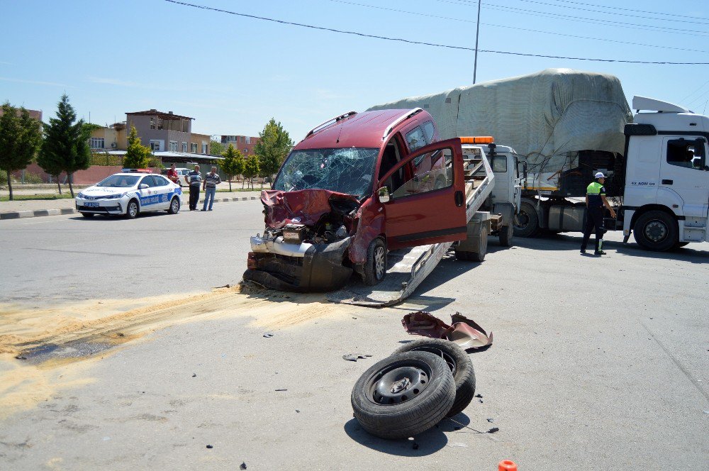 Manisa’da Trafik Kazası: 1 Yaralı