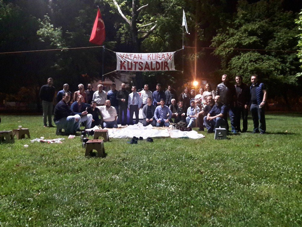 15 Temmuz Nöbetini İftar Masasında Sürdürdüler