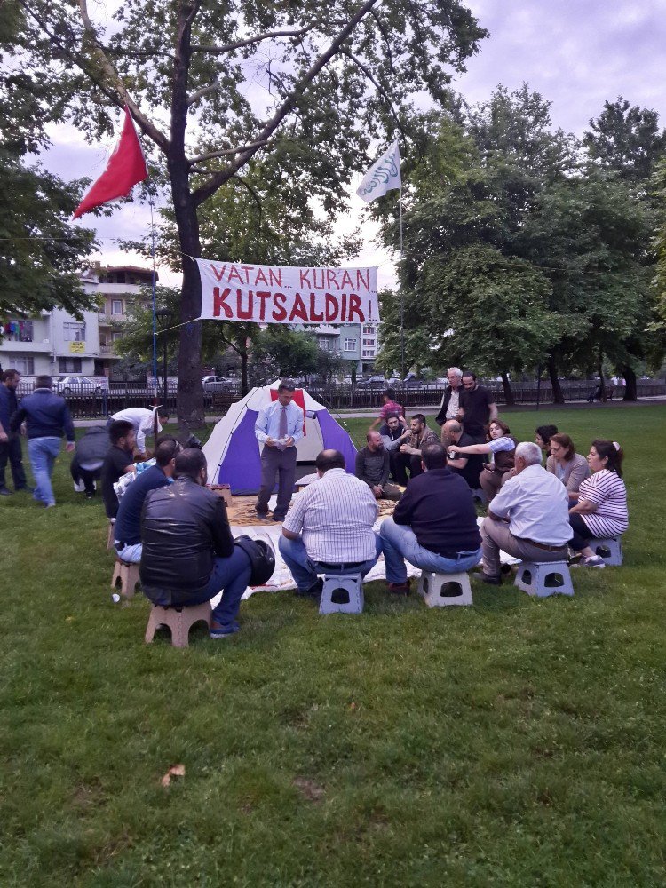 15 Temmuz Nöbetini İftar Masasında Sürdürdüler