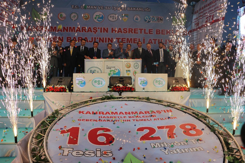 Kahramanmaraş’ta 278 Milyonluk 16 Tesisin Temeli Atıldı