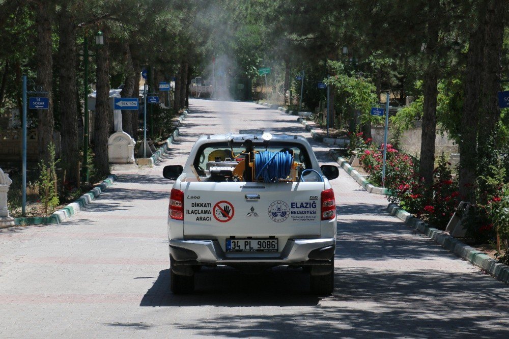 Elazığ’da İlaçlama Çalışması