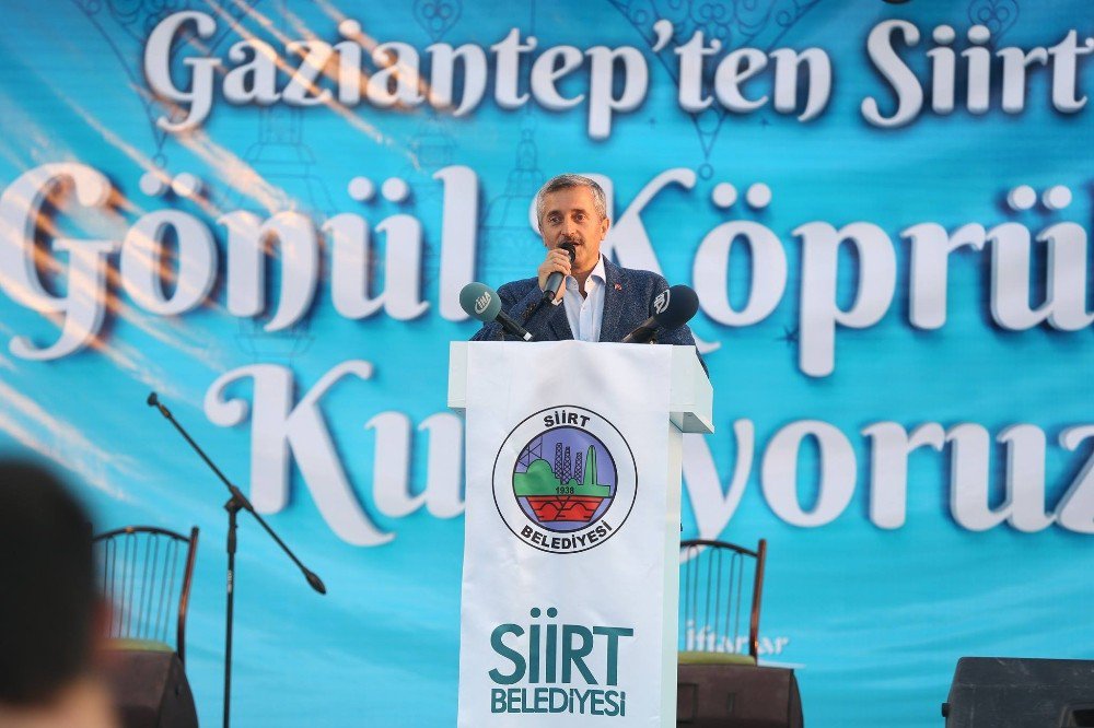 Şahinbey Belediyesinden Siirt’e Gönül Köprüsü