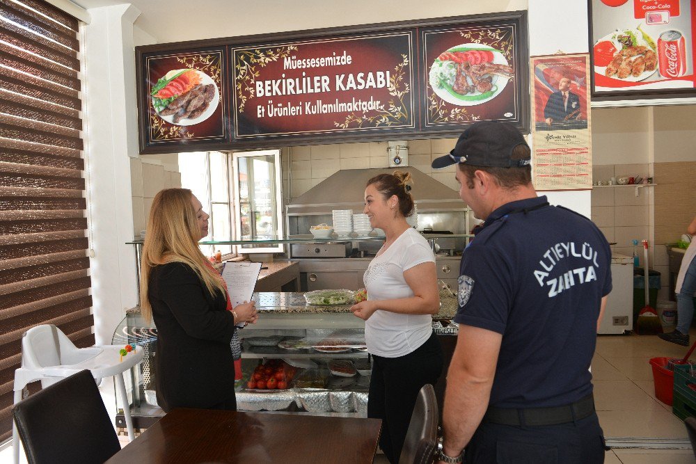 Altıeylül’de Fırın Ve Lokantalar Denetlendi