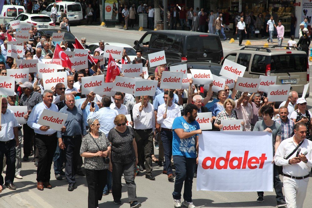 Chp Malatya’dan ‘Adalet Yürüyüşüne ‘Destek