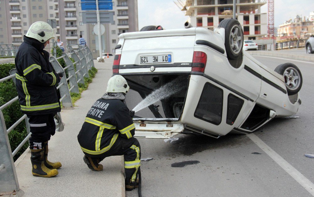 Adana’da Trafik Kazası: 1 Yaralı