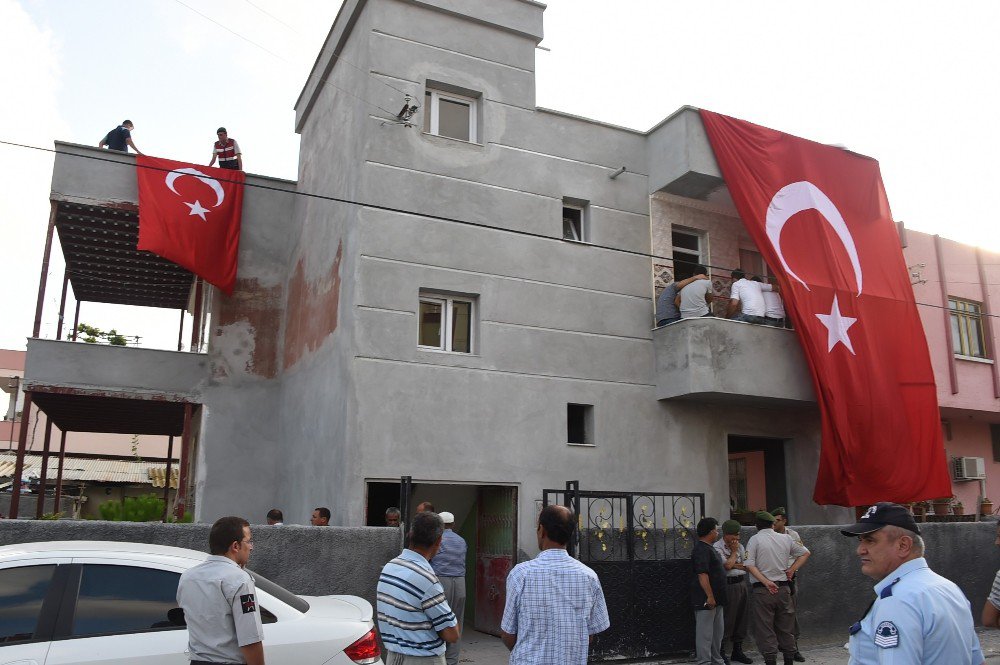 Mersinli Şehit Uzman Çavuş Ramazan Bahşiş’in Baba Evi Yasa Büründü