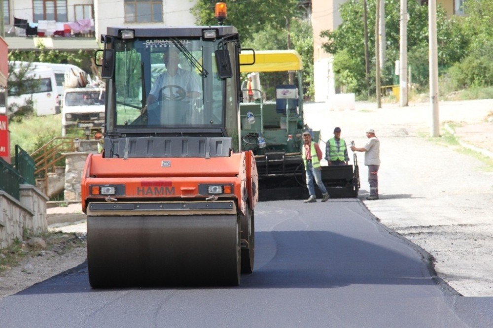 Safranbolu’da Asfalt Çalışması