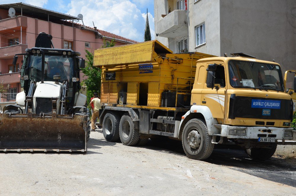 Bilecik Belediyesinden Asfalt Yama Ve Parke Taşı Çalışmaları