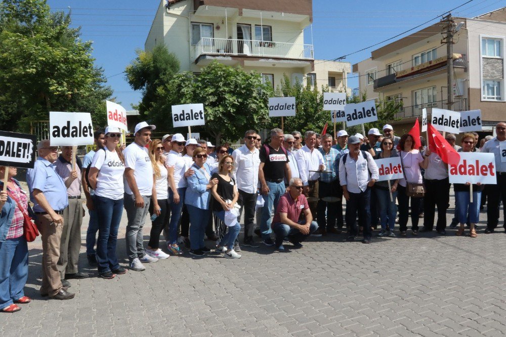 İzmir Chp’nin "Adalet Yürüyüşü" Akhisar’da