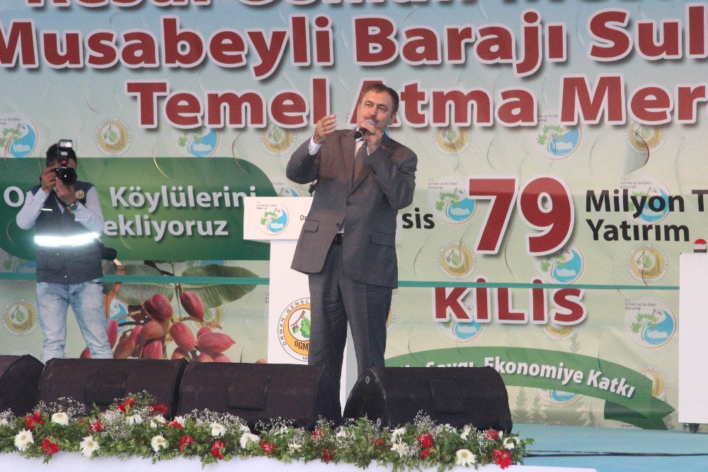 Bakan Eroğlu, Kilis’te Temel Atma Törenine Katıldı