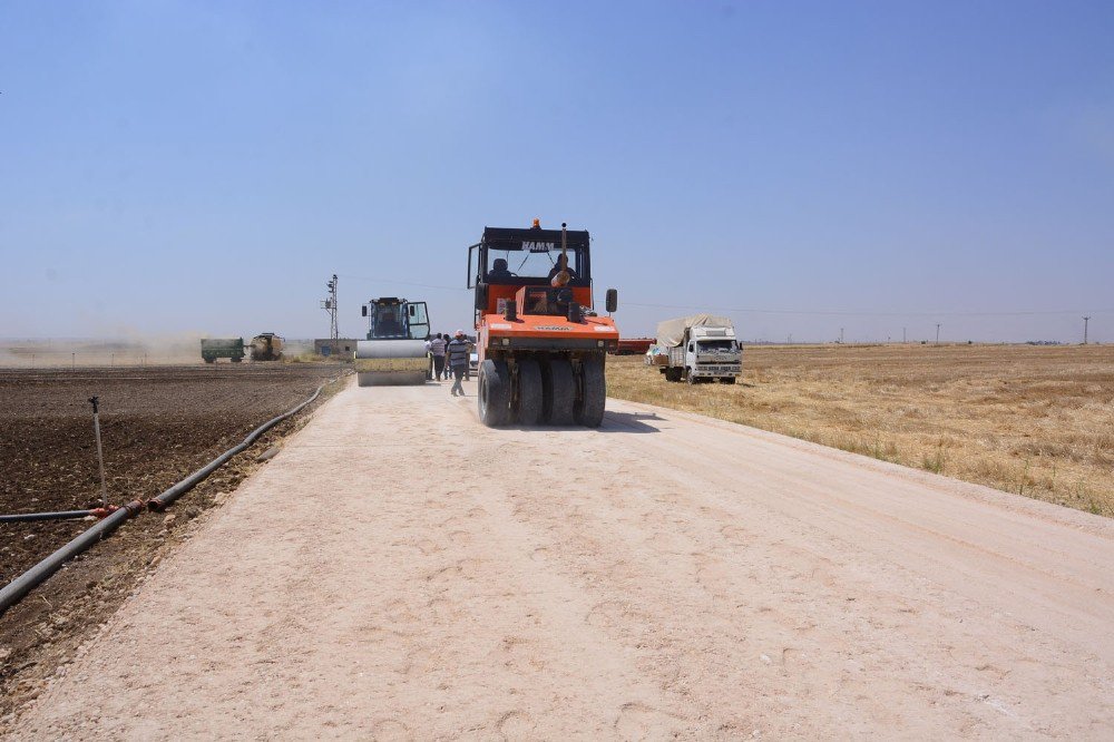 Ceylanpınar’da Yol Çalışmaları Devam Ediyor