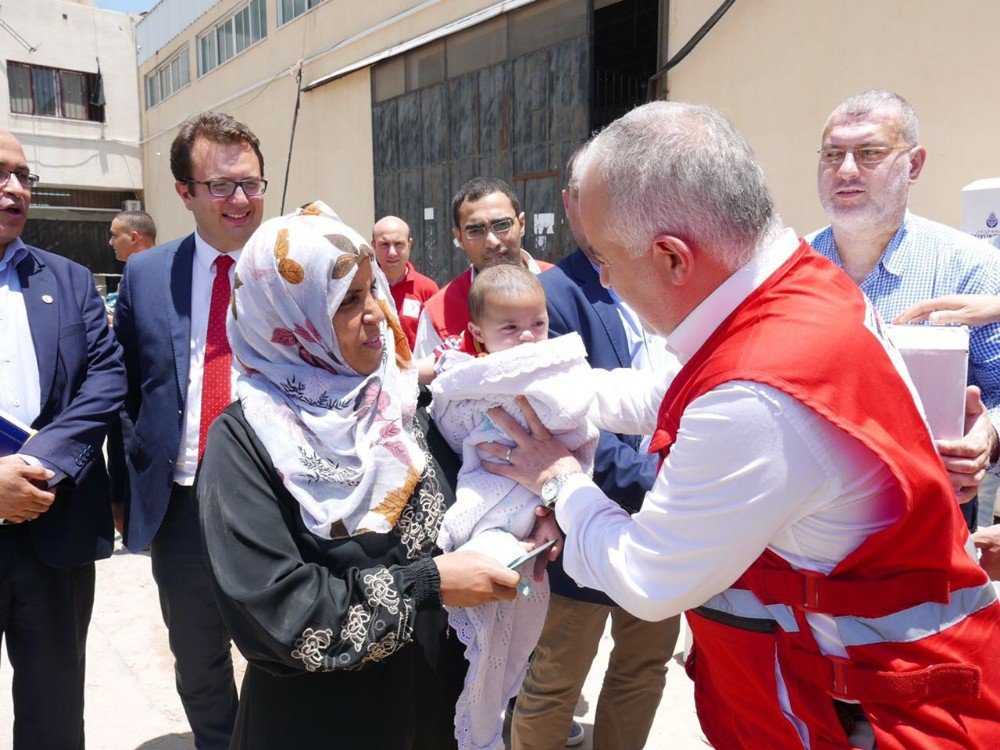 Kızılay, Gazze’ye Bölgenin En Büyük Lojistik Merkezini Kuruyor