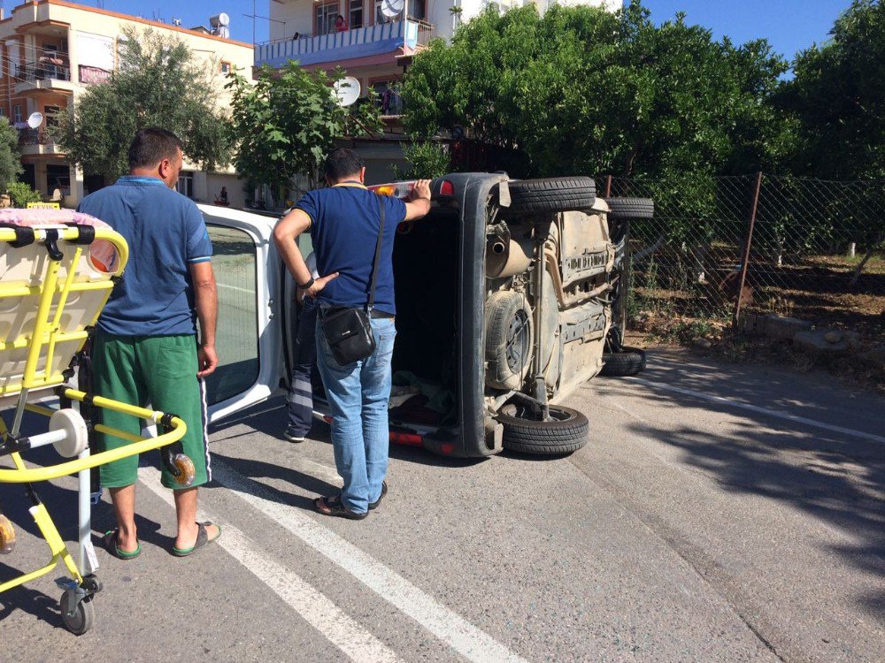 Manavgat’ta Trafik Kazası: 1 Yaralı